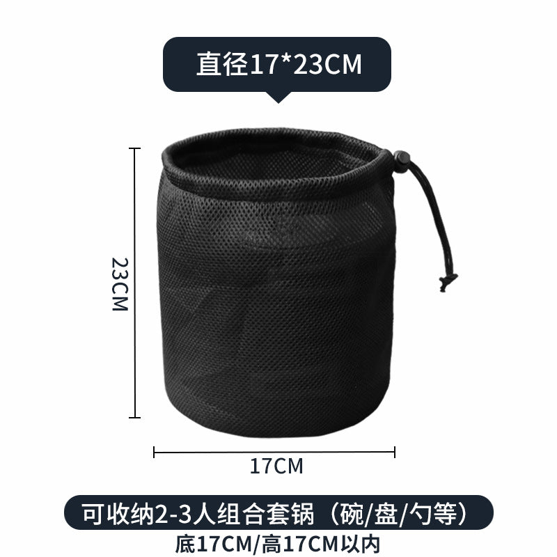 Outdoor cookware bag Sports picnic bag Sundries accessories Finishing bag Picnic cutlery Stove drum Camping equipment storage