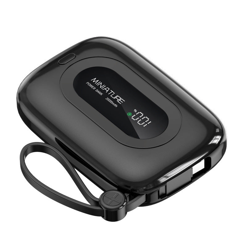 The new mobile phone power bank digital display mobile phone power bank 10,000mAh mini compact power bank can be boarded on the plane