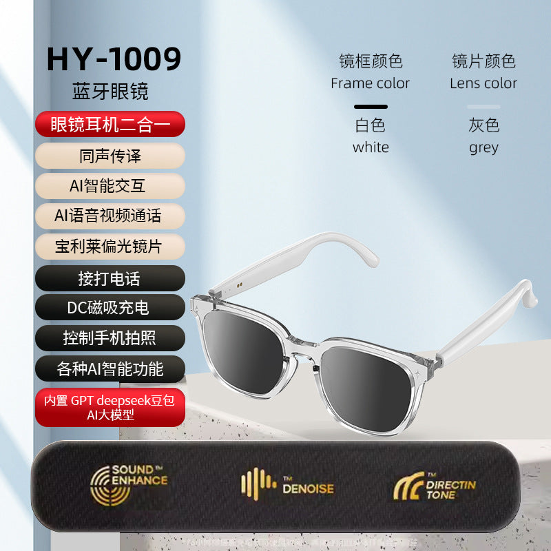The source manufacturer's new smart glasses, bluetooth headphones, sunglasses, calls, listening to songs, ai translation, wearable devices