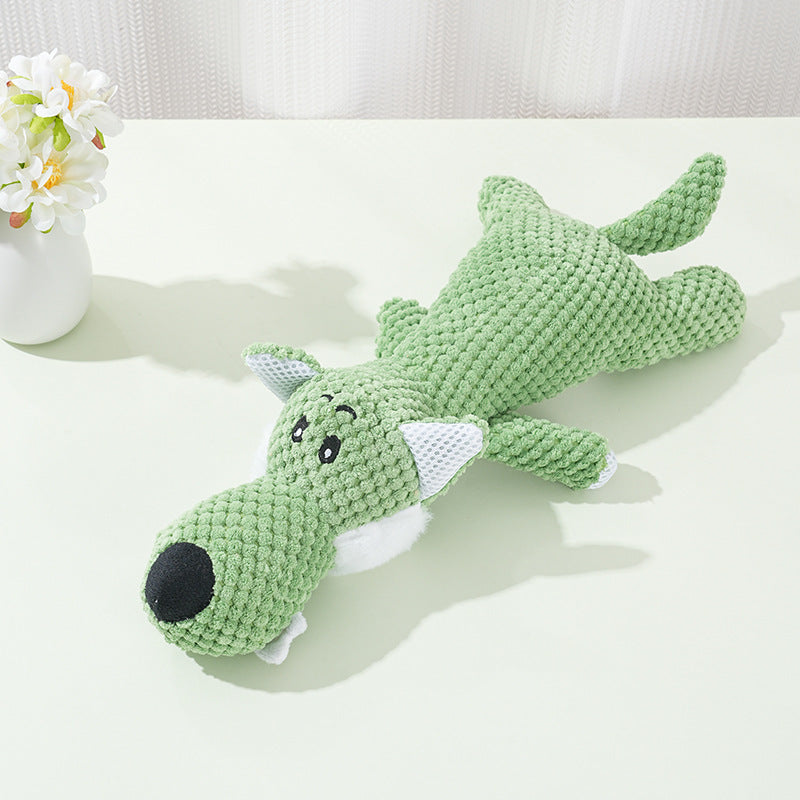 Popular Sleeping Duck Dog Toy Small and Medium-sized Dog Pet Sound Toy Plush Resistant Grinding Teeth Sound Relief