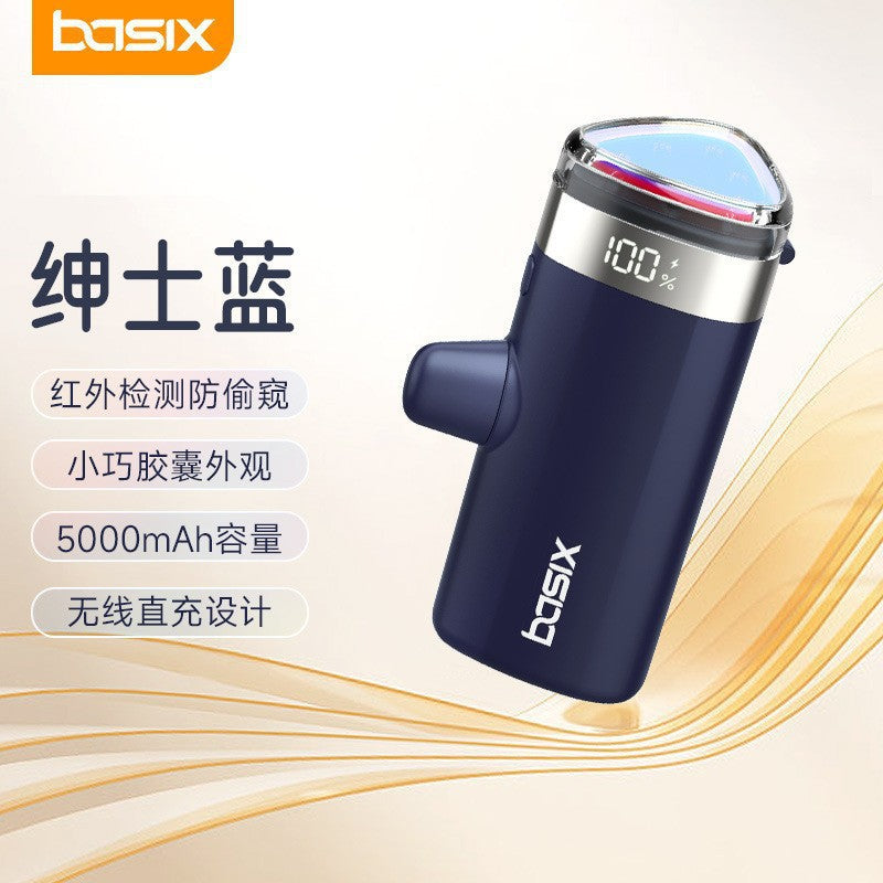 Solid-state battery Magnetic wireless power bank 10000 mAh with heat dissipation 20W fast charging QI2 protocol mobile power supply