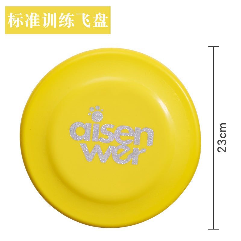 Aisenwer Dog Frisbee Pet Toys Bite-resistant Non-toxic Pet Supplies Training Supplies Floating Throwing Toys