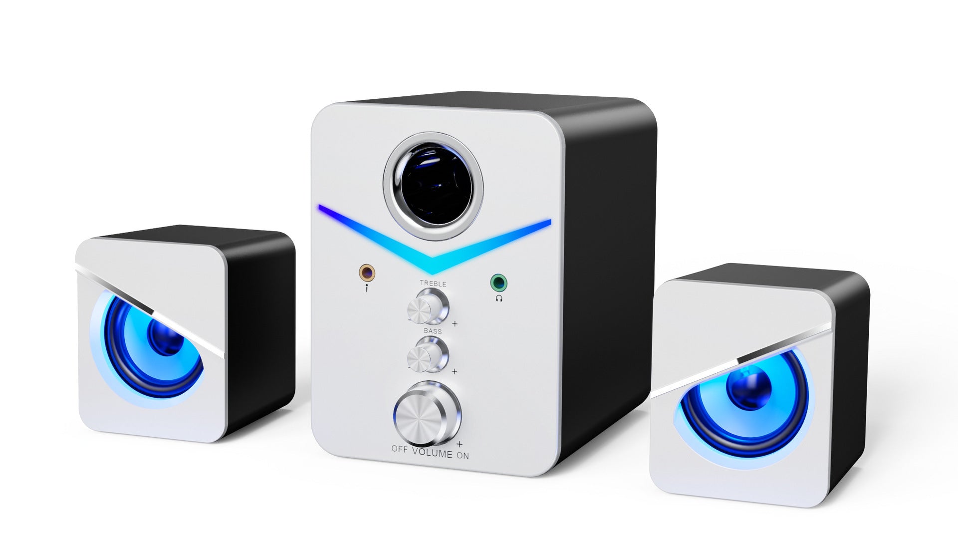 SADA Computer Audio Home Desktop Notebook General Purpose Small Speaker Wired Desktop Subwoofer Speaker