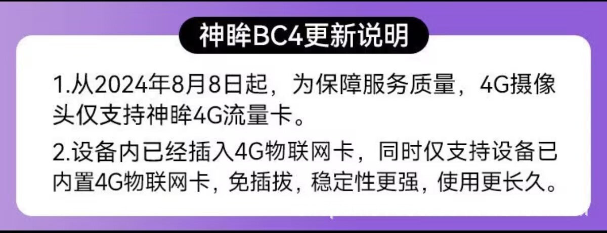 Shenyan BC4 home surveillance camera 4G traffic plug-in-free door high definition intelligent monitoring indoor door