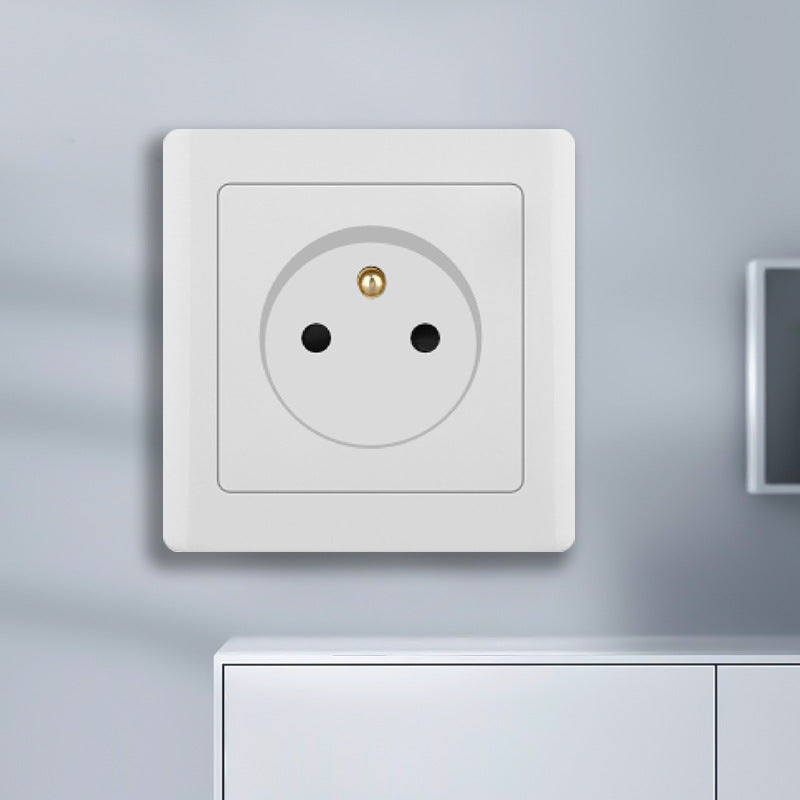 Manufacturer Wholesale Engineering Switch Socket Type 86 Wall Switch Panel Open Double Control Five Hole Sitting Plug Plug