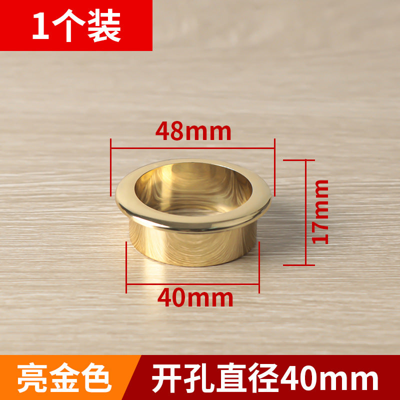 Nylon round wire box finishing hole cover computer desktop wire box desk threading hole furniture hardware accessories