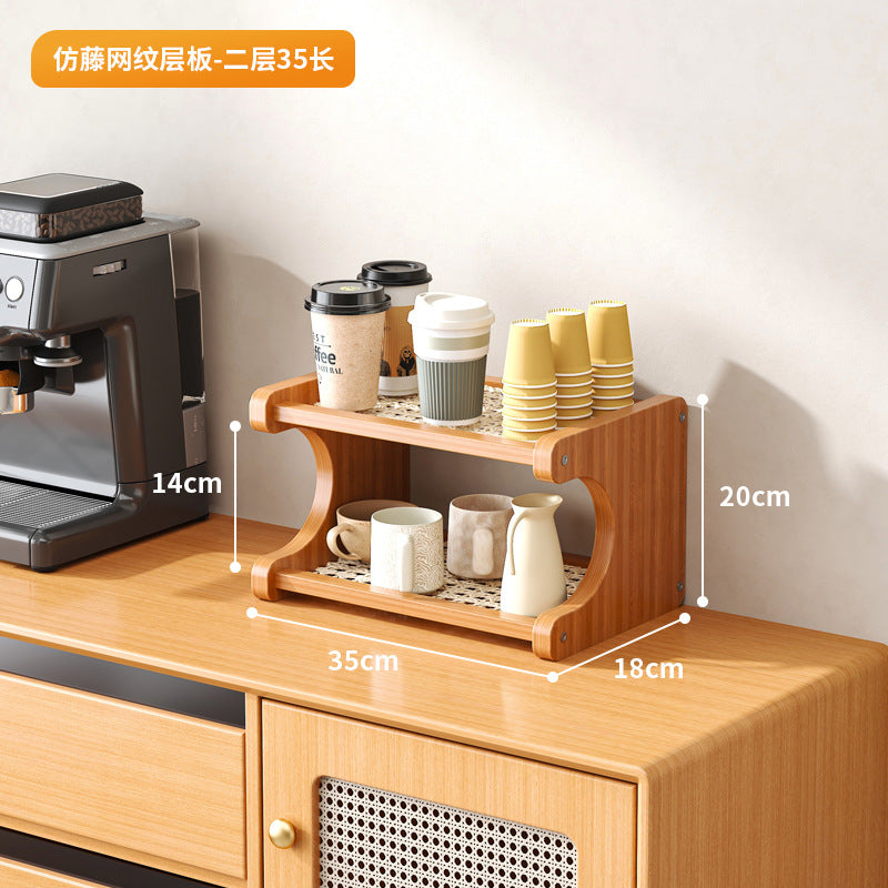 Desktop rack, cup storage shelf, dining table, countertop station, water cup, coffee cup, tea set, table small cup holder