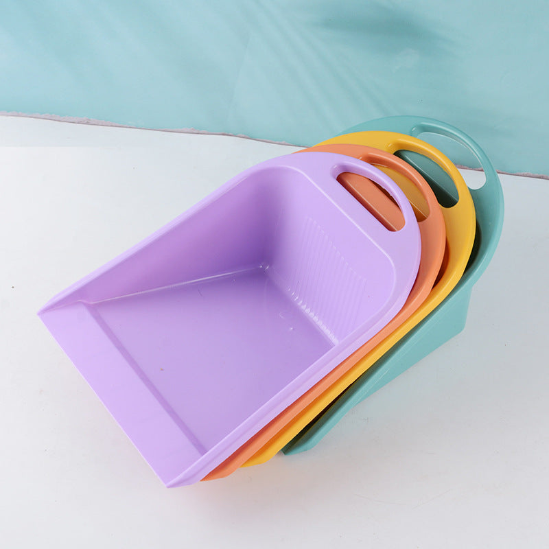 Portable garbage shovel Plastic dustpan dustpan, sweeping bucket garbage shovel, school factory hotel household garbage shovel