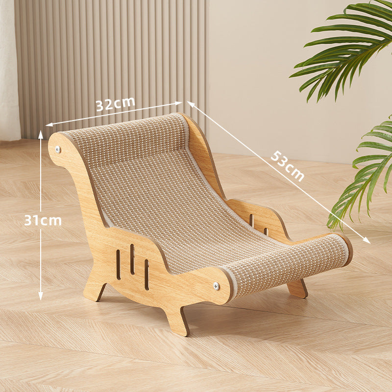 Sisal cat scratching board cat nest wear-resistant cat toy cat claw board scratch-resistant crumbs pet supplies cat recliner