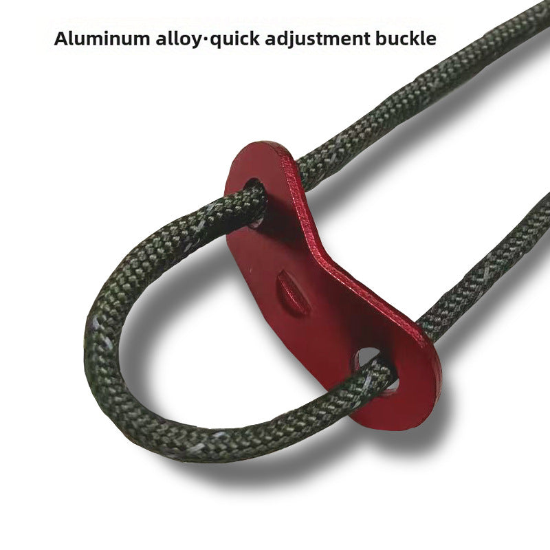 5mm反光风绳户外露营帐篷绳天幕固定绳多功能延长4米绳配铝合金扣
