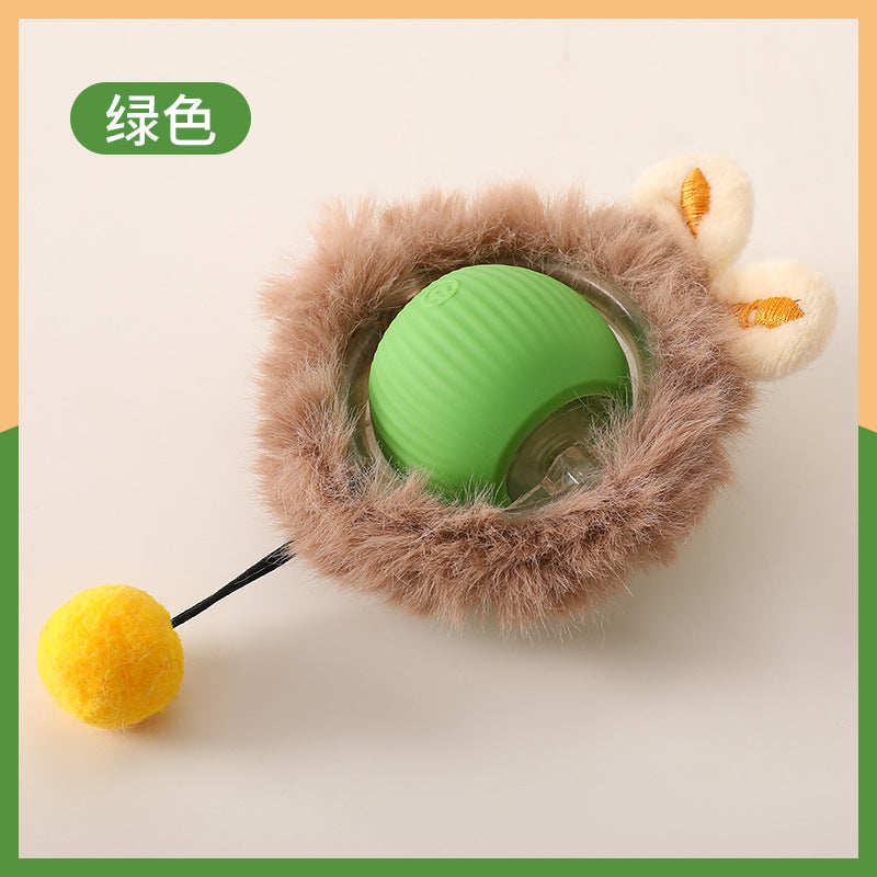 Cat toys automatically tease cat balls from hi to relieve boredom, intelligent cat teasing sticks consume physical strength, chug balls, electric dog teasing balls