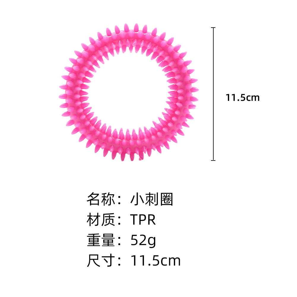 Pet supplies factory wholesale Amazon popular dog toy molar stick can't bite bad toy ball leaks Frisbee