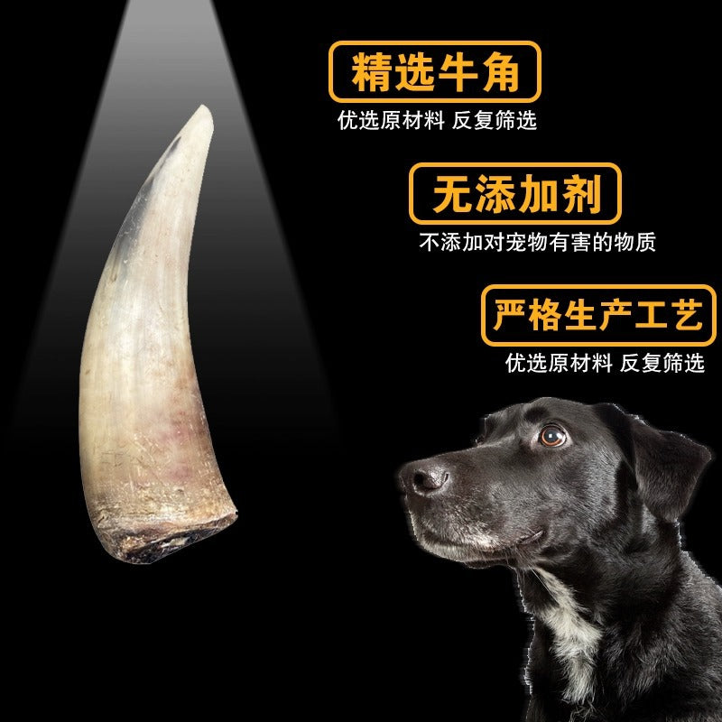 Air-dried horn dog snacks contain horn pulp nutrition calcium molar teeth cleaning does not hurt the stomach and is resistant to gnawing molar sticks
