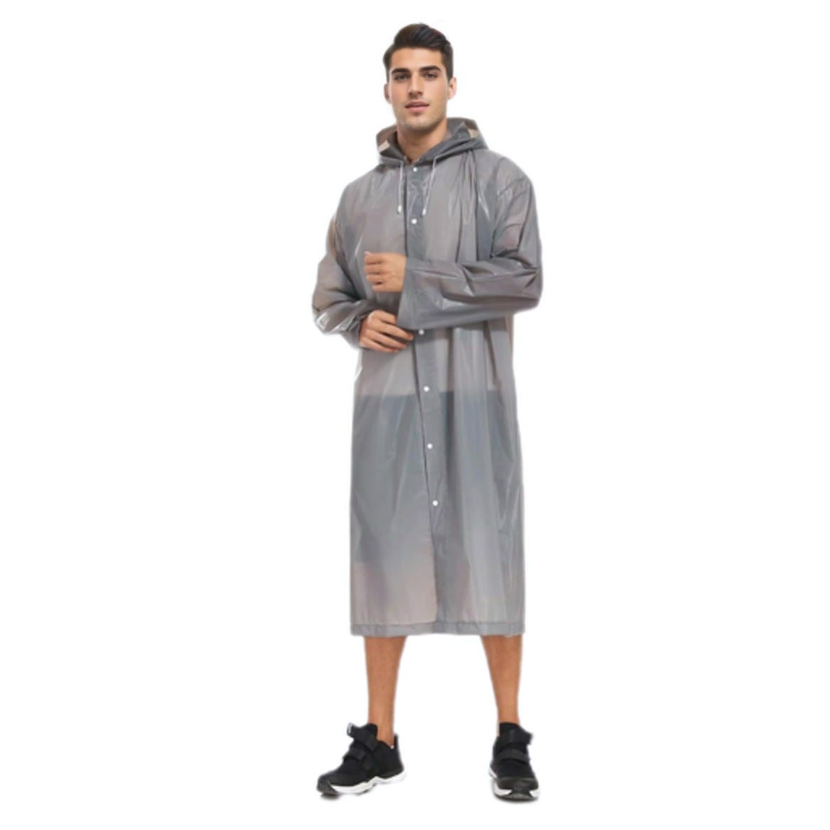 Source manufacturer eva raincoat thickened + full body rainstorm protection travel concert flat bundle mouth disposable raincoat
