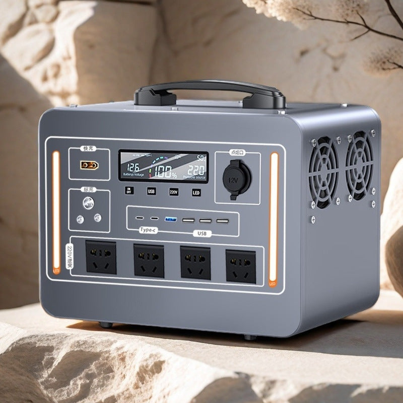 Flagship large-capacity outdoor mobile power supply 220v stall night market commercial self-driving camping portable durable high power