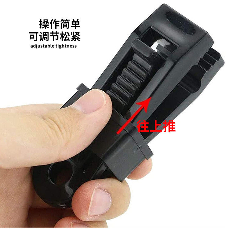 Multifunctional wind rope buckle raincloth camping outdoor tent canopy windproof fixed buckle tarpaulin shading net fixed clip