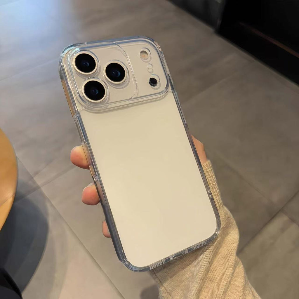 Transparent thickened suitable for iphone17promax mobile phone case Apple 16e/17pro soft case 17air simple 17