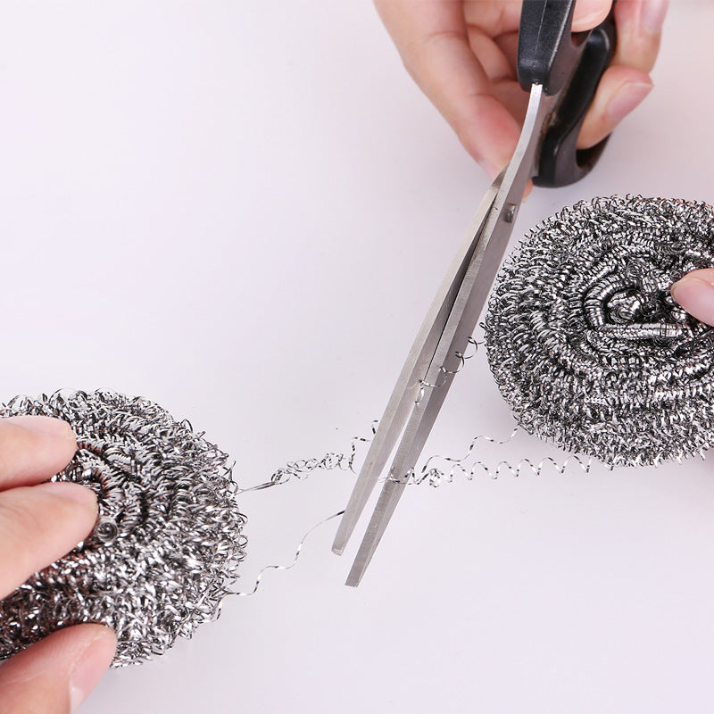 Large 20-pack steel wire balls do not drop slag, household kitchen cleaning balls, stainless steel pot washing, pot brushing supplies wholesale