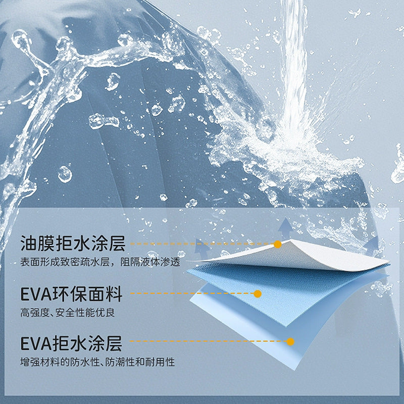 Children with brim portable raincoat thickened long disposable poncho outdoor tourism primary school students go to school amusement park