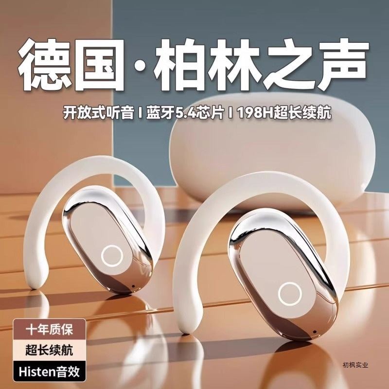 Voice of Berlin 2025 new bone conduction sports wireless bluetooth headset non-in-ear ear noise reduction long battery life