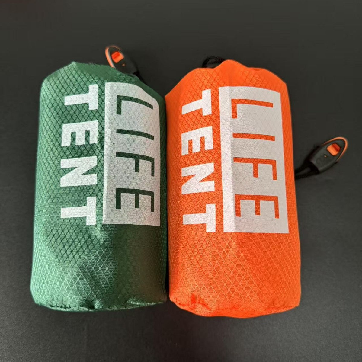 Outdoor camping portable aluminum triangle tent disaster relief camping adventure simple sleeping bag warm first aid blanket raincoat