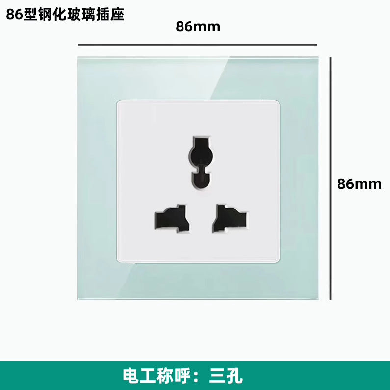British 13A Hong Kong and Macao USB socket British standard porous TYPE-C charging panel switch electrical system