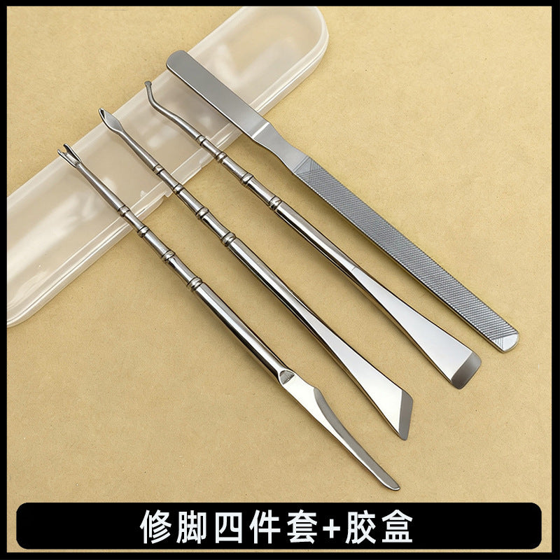 Pedicure knife, foot scraping knife, remove dead skin by yourself, calluses, horny knife, nail clipper, special nail picker for nail groove, professional tool