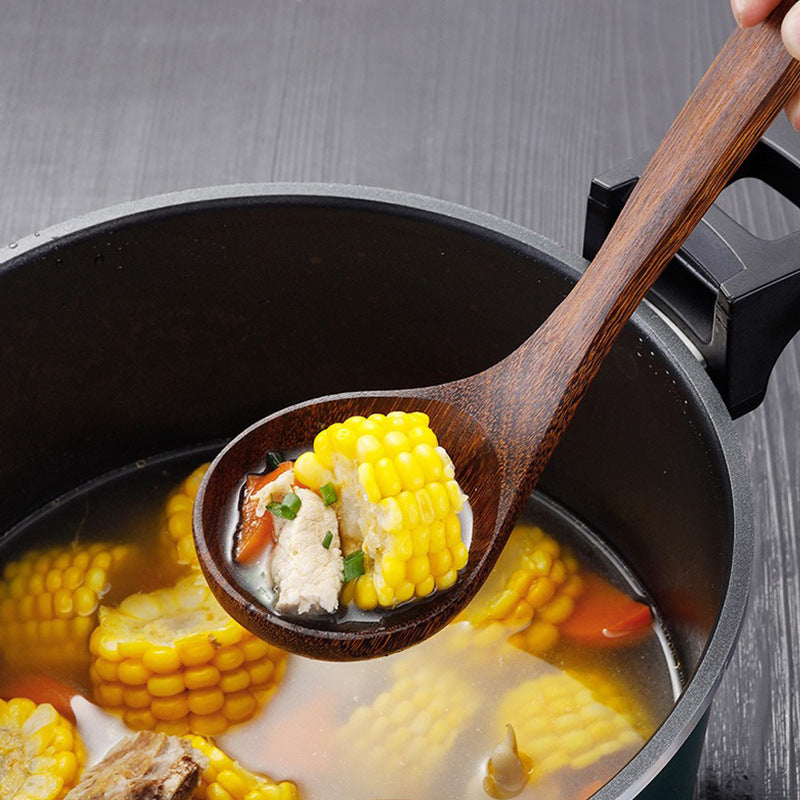 Chicken wing wooden shovel spoon rice spoon household rice cooker kitchen non-stick pan special wooden kitchen utensils cooking without paint