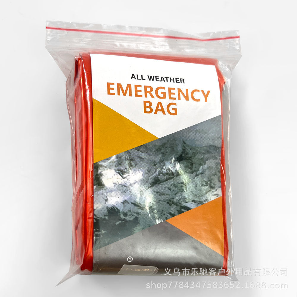 Cross-border Outdoor First Aid Sleeping Bag Emergency Camping Hiking Mountain Climbing Outdoor Insulation Equipment Survival Blanket