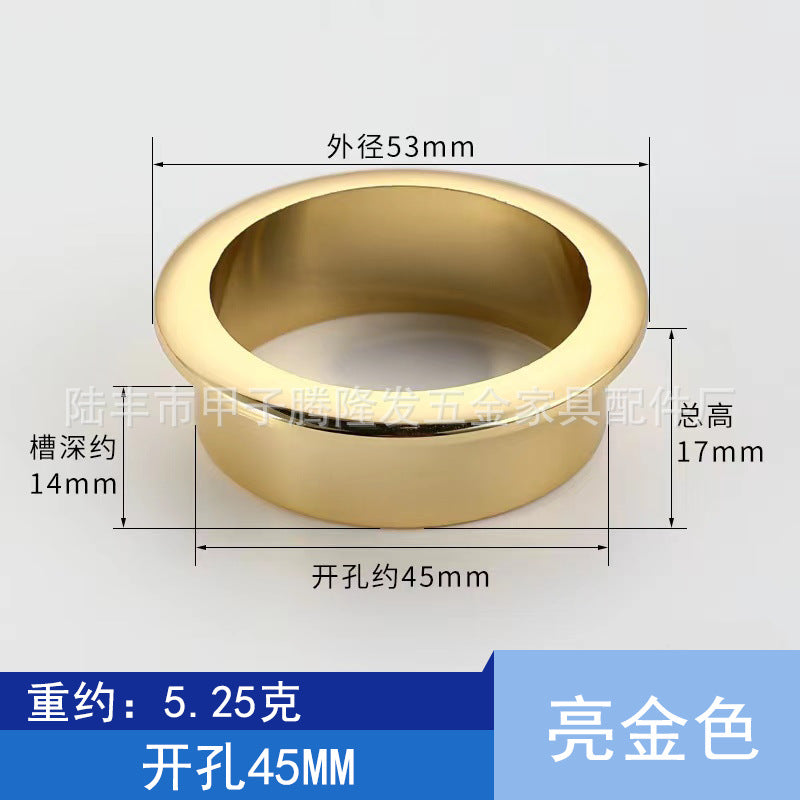 Tenglongfa Hardware, Computer Desk Plastic Threading Hole Cover Desktop Wire Box Hole Tracking Opening Hole Cover Round