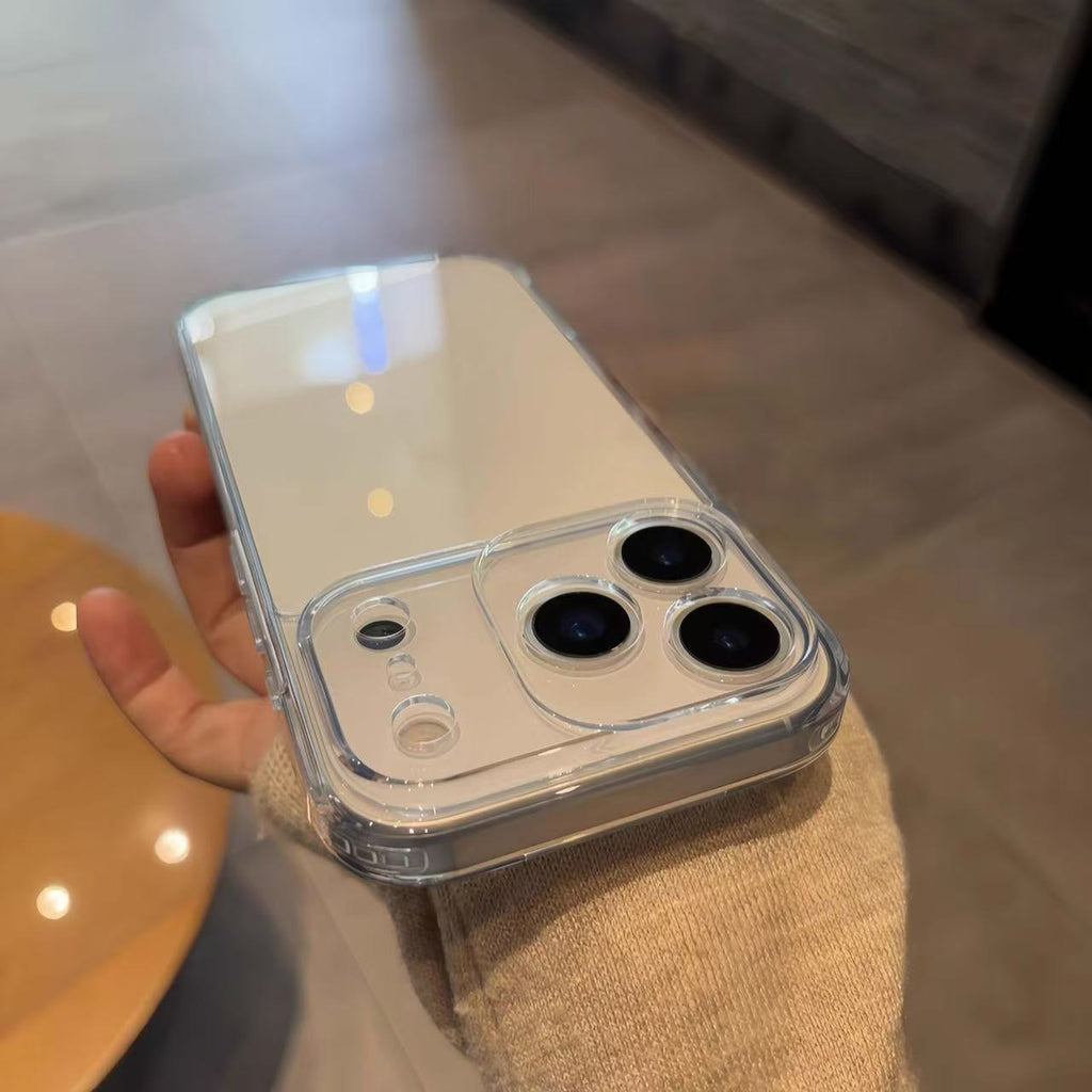 Transparent thickened suitable for iphone17promax mobile phone case Apple 16e/17pro soft case 17air simple 17