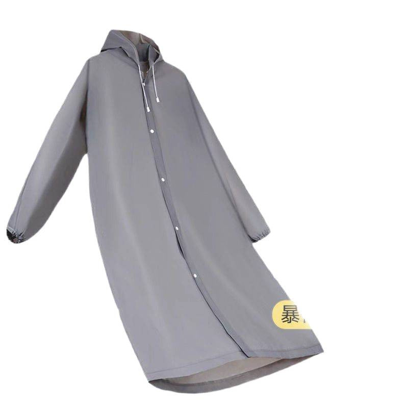 Non-disposable raincoats of good quality, men's and women's long mountaineering tourism ponchos, non-disposable rainstorm protection