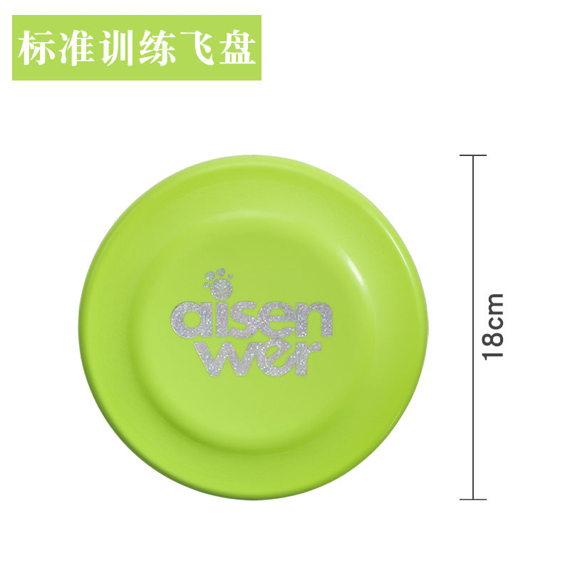 Aisenwer Dog Frisbee Pet Toys Bite-resistant Non-toxic Pet Supplies Training Supplies Floating Throwing Toys