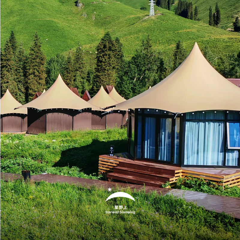 Camp Scenic B & B Tent High-end Spire Wild Luxury Hotel Tent House Resort Manor Cultural Tourism Reception Hall