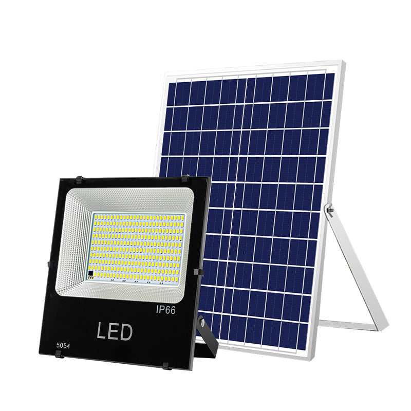 Outdoor solar floodlight Black King Kong floodlight Outdoor waterproof lighting