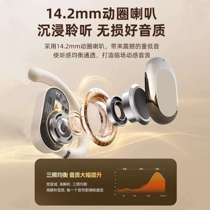 Voice of Berlin 2025 new bone conduction sports wireless bluetooth headset non-in-ear ear noise reduction long battery life