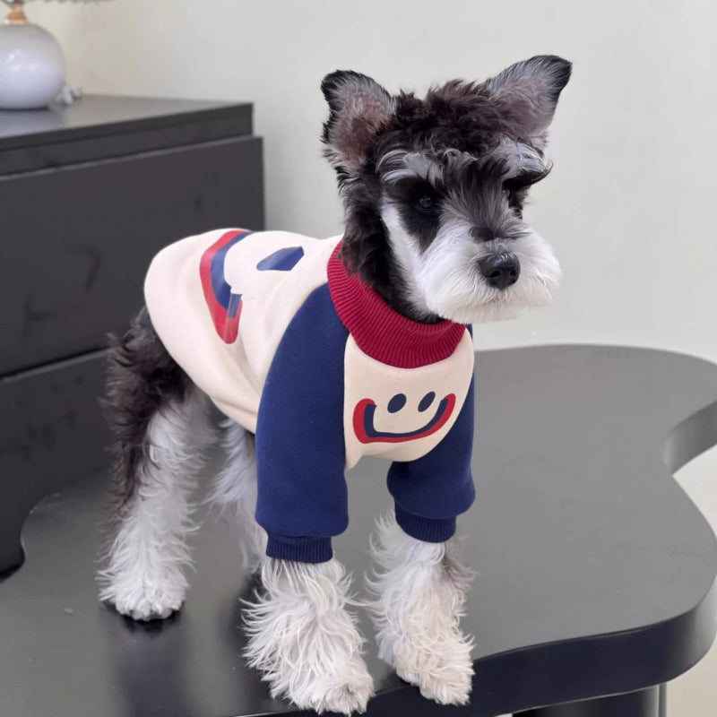 Dog Cat Autumn and Winter Fleece Sweater Large Medium Small Dog Clothes Golden Retriever Huge Satsuma Teddy Bigbear Schnauzer