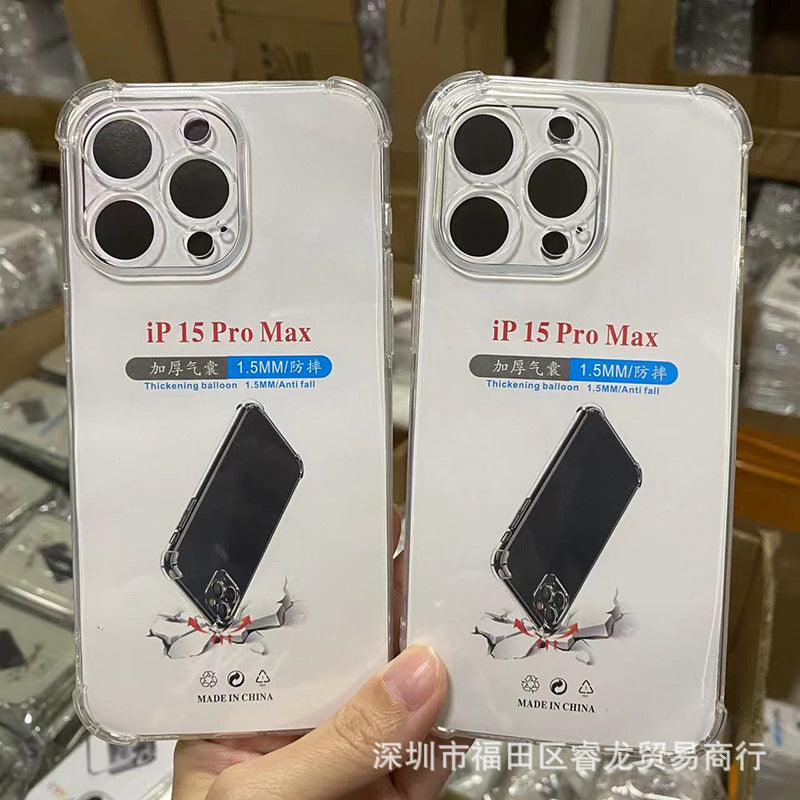 Transparent application Apple 15/16 anti-drop 14 mobile phone case iphone13pro mobile phone case PM soft case 11 wholesale 13