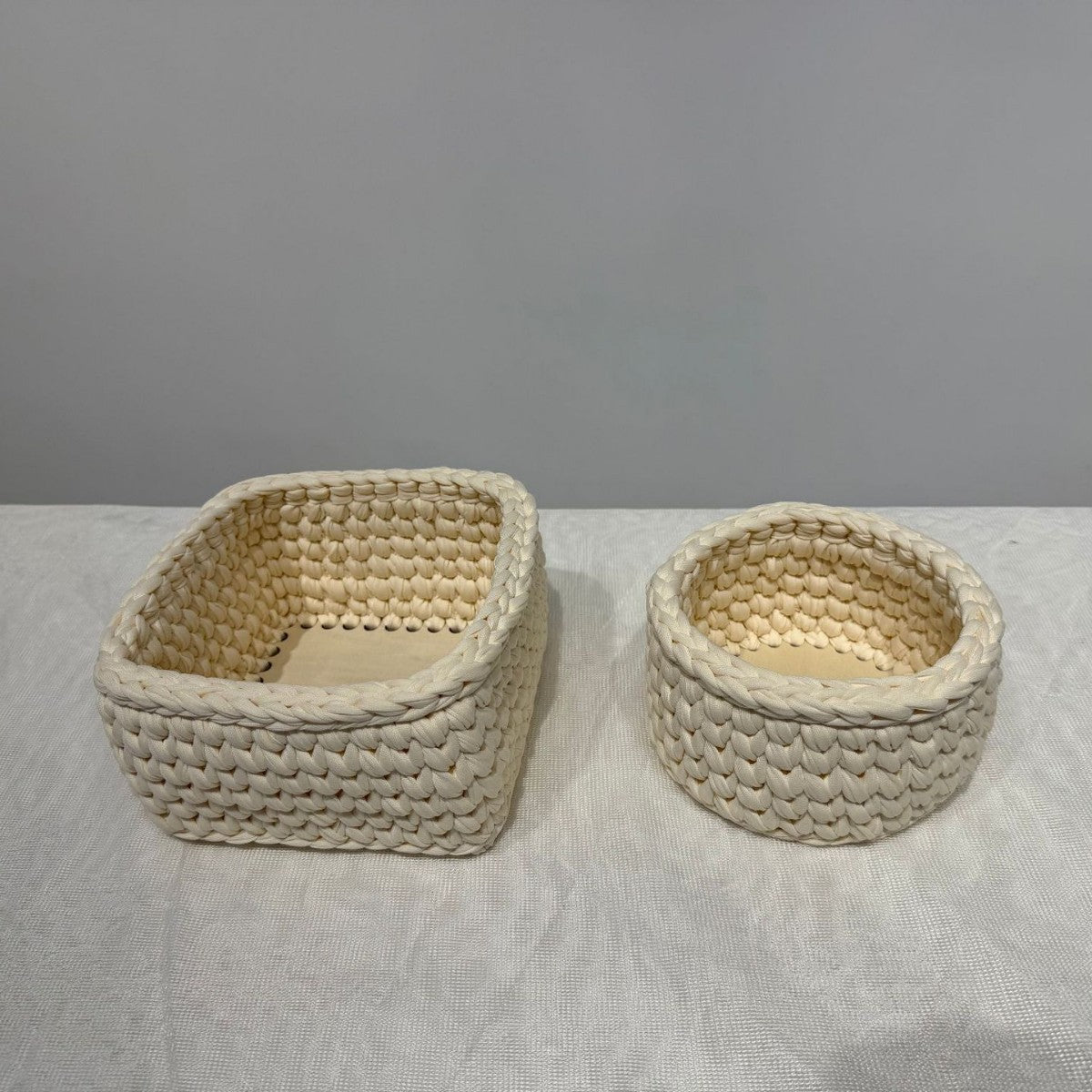 New custom Japanese storage basket, household daily necessities, cloth strip storage basket, living room ornament, storage, simple style