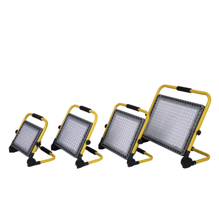 LED rechargeable lighting outdoor portable construction site flash emergency light portable movable camping lighting