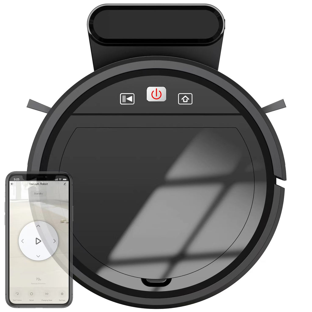 Foreign trade special sweeping robot connected to mobile phone voice control automatic recharge remote control source factory explosion