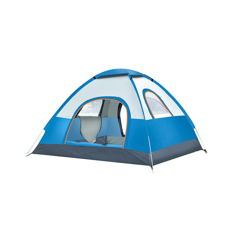 Tent outdoor camping fully automatic portable folding children's household multi-person field overnight hiking equipment