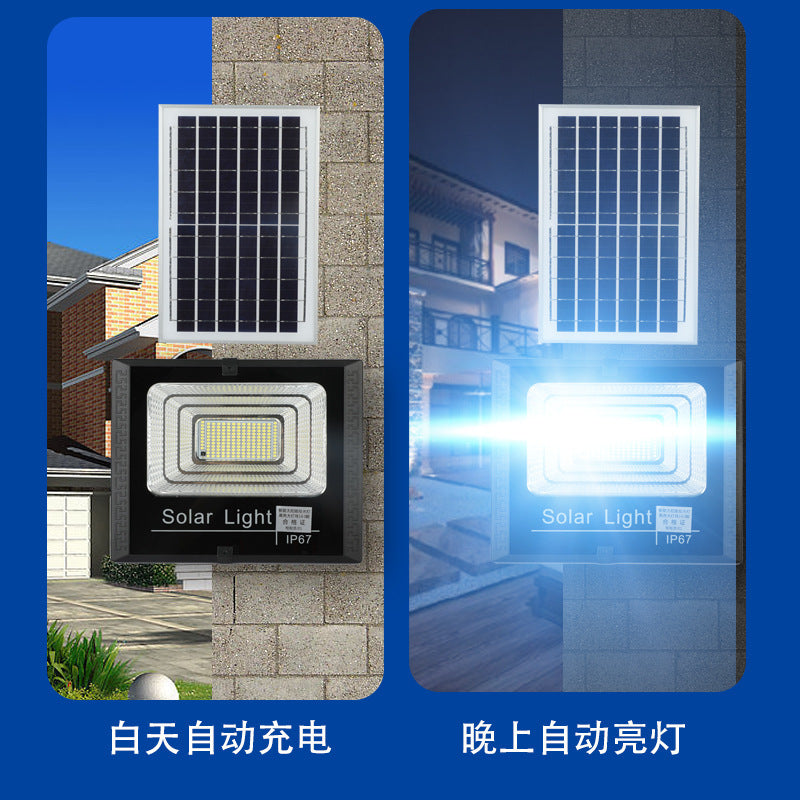 Cross-border new solar lights Outdoor lighting Garden lights Solar floodlights New rural street lights Factory direct sales