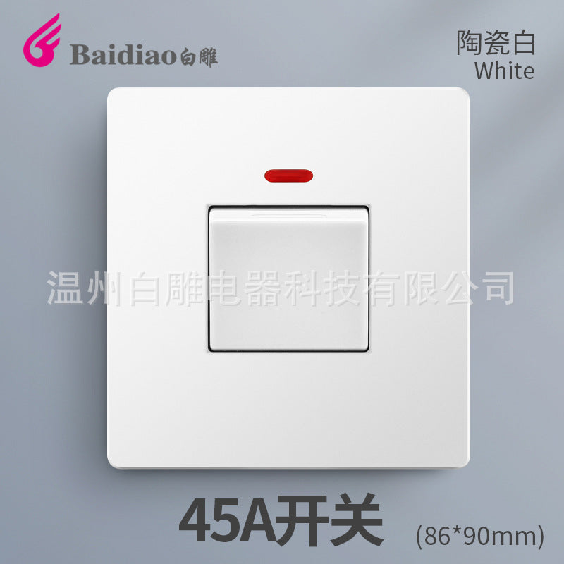 British standard switch socket British one-open 13A socket Multifunctional five-hole USB socket panel British standard European standard US standard