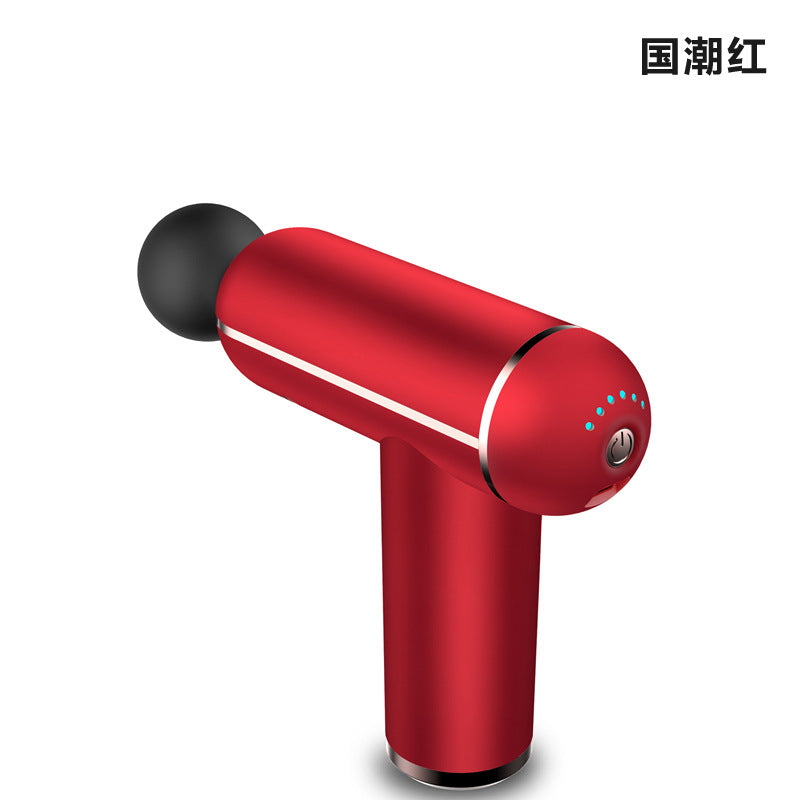 Cross-border Pulse Fascia Gun Muscle Deep Impact Choroid Mini Electric Massage Amazon Massager Neck Rub Gun