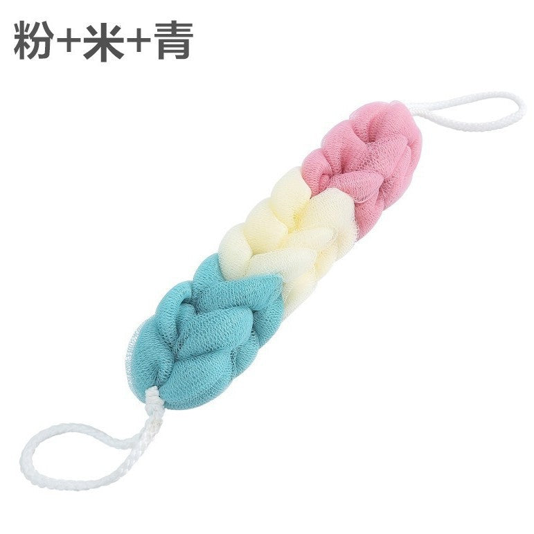 Bath strip pull back strip long strip adult rubbing back towel bath ball foam strong mud rubbing artifact bath towel bath towel