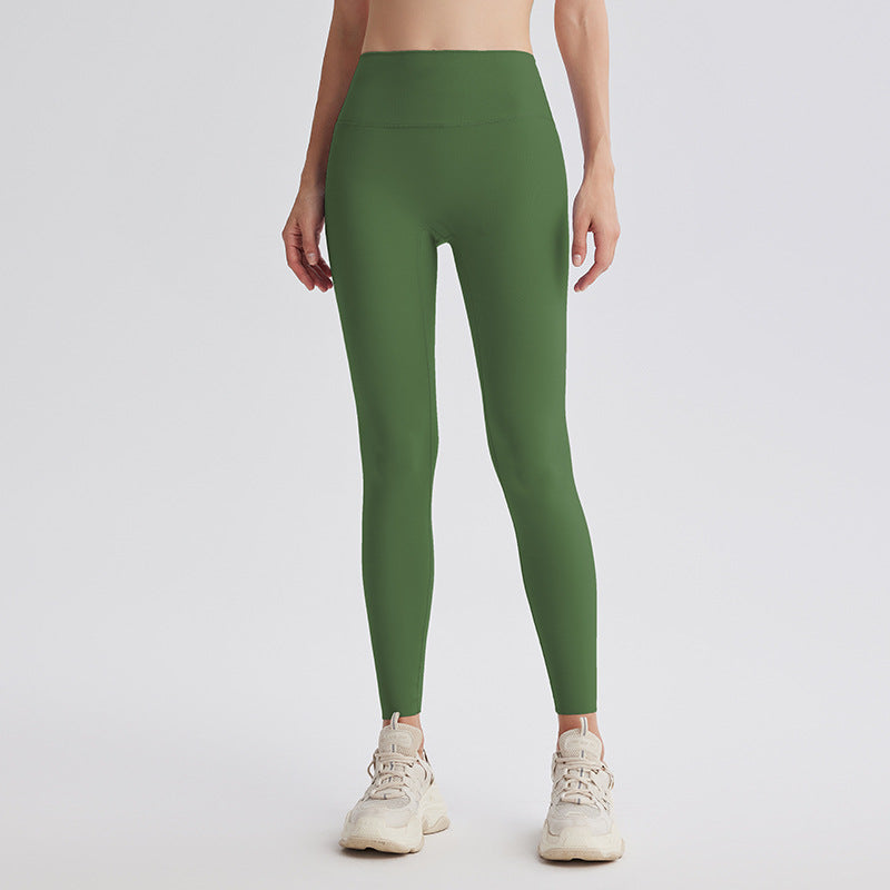 Upgrade the sixth generation of double-sided abraded shark pants, high-waisted nude yoga clothes, running sports fitness pants, hip-lifting yoga pants.