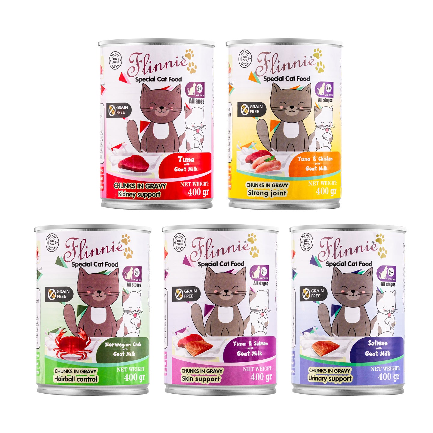 Cross-border special 400g large can of canned cat, canned pet food, canned function, canned pet wet food, canned snacks