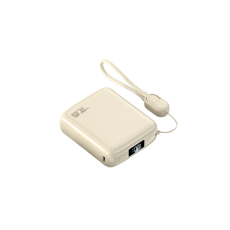 Customized fast charging, excellent power bank 20000 with its own cable, large capacity, portable, can be taken on the plane, a must for travel