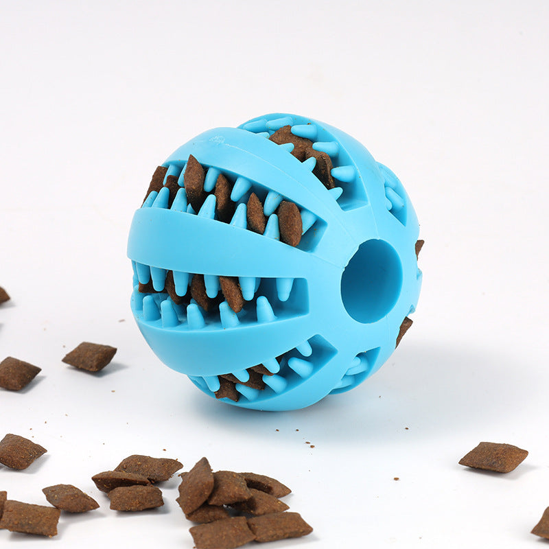 Bite-resistant hidden food watermelon ball toy ball dog bite not rotten, pet dog toy self-hi to relieve boredom, molar teeth and leak food ball